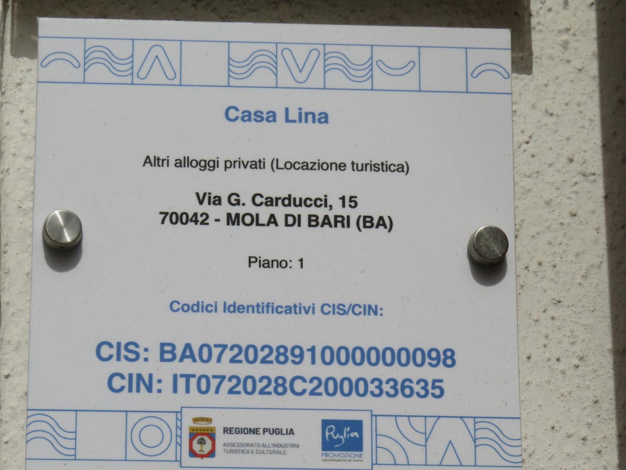 Casa Lina Lägenhet Mola di Bari Exteriör bild